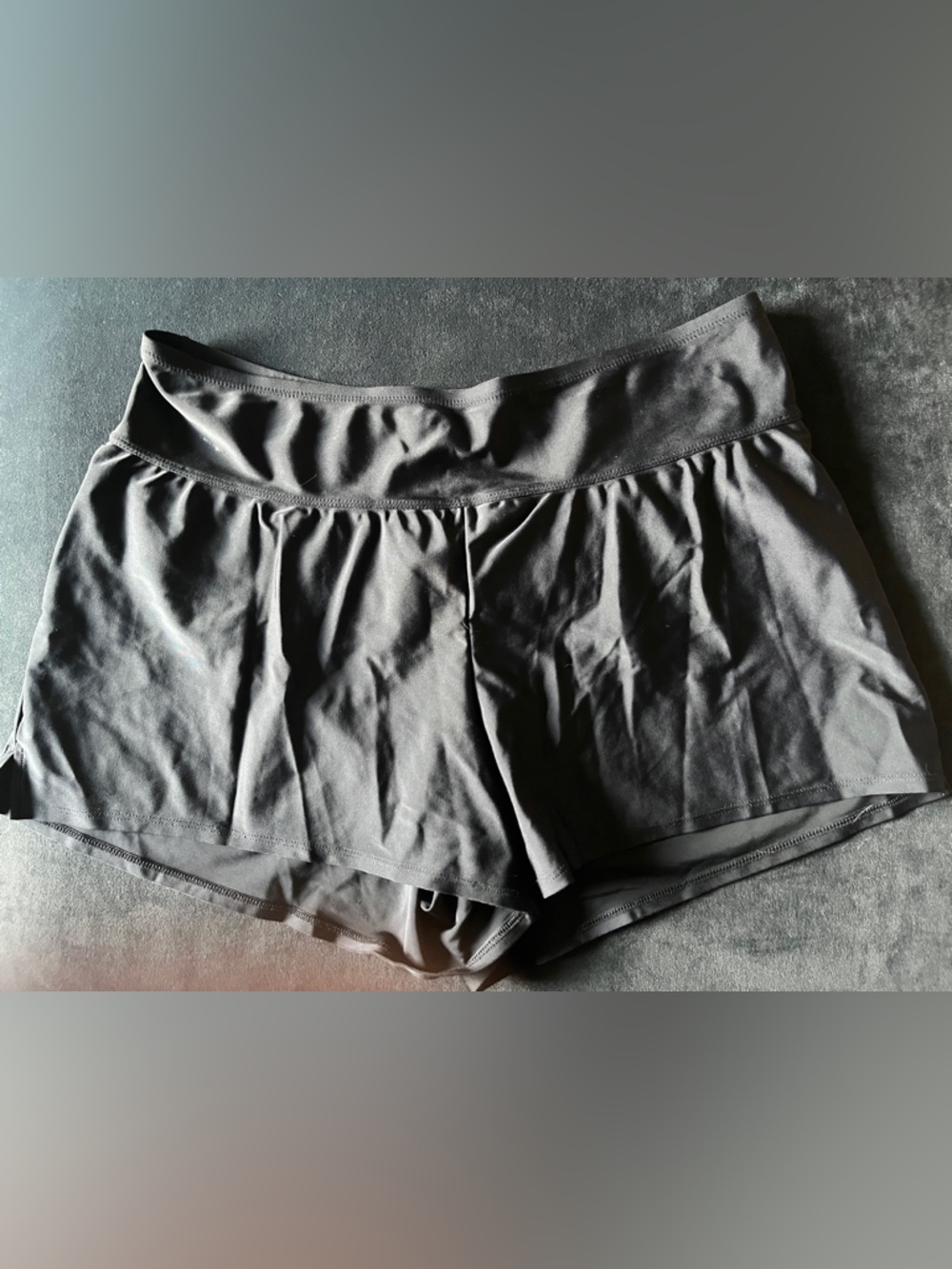 Ava & Viv Black Swim Skort Bikini Bottom